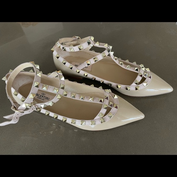 Valentino Garavani Rockstud ballerina in patent leather - Picture 3 of 6